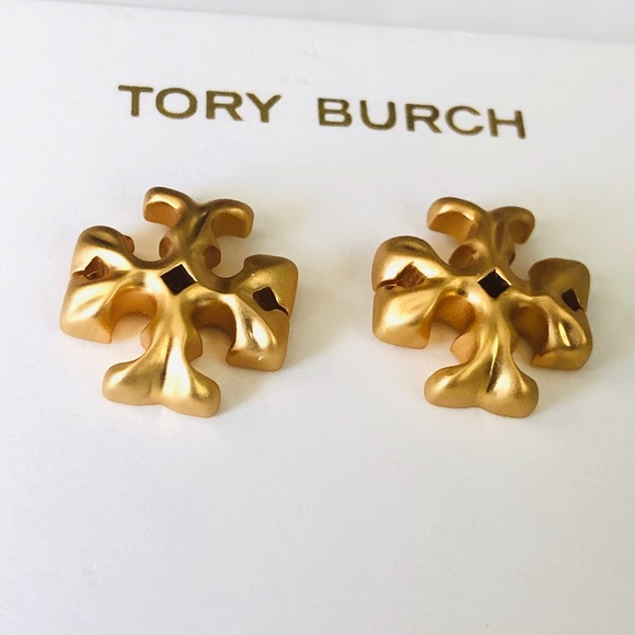 New Tory Burch Roxanne Stud Earrings - Picture 1 of 6